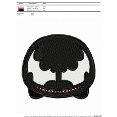 Tsum Tsum Venom Embroidery Design